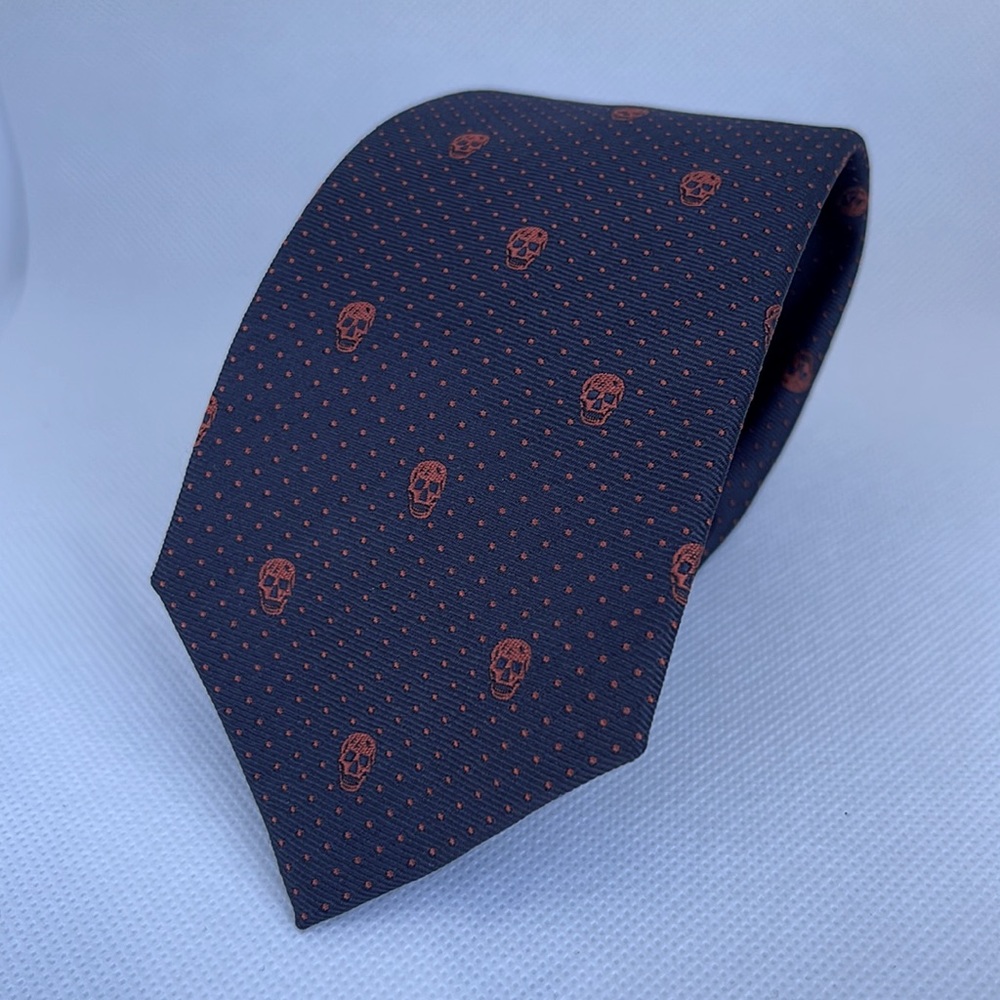 Alexander McQueen Skull Dot Necktie